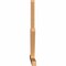 Ekena Millwork Saratoga Timber Gable Bracket, Western Red Cedar, 96"W x 56"H x 3 1/2"D x 3 1/2"F, 14/12 Pitch GBW096X56X0404SAR00SWR - alternate 4